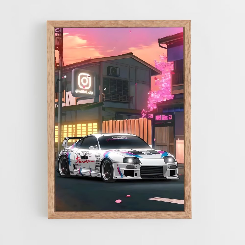 Poster magnifique Supra mk – affiche Toyota (vue 4)